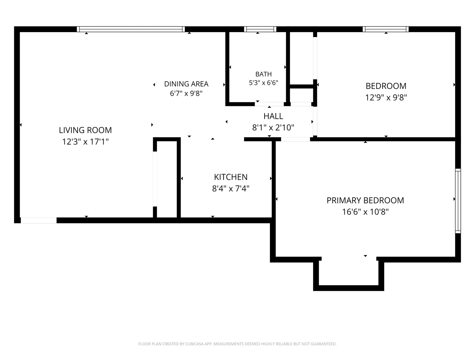Lucky Turn Apartments 2 Bedroom floor plan